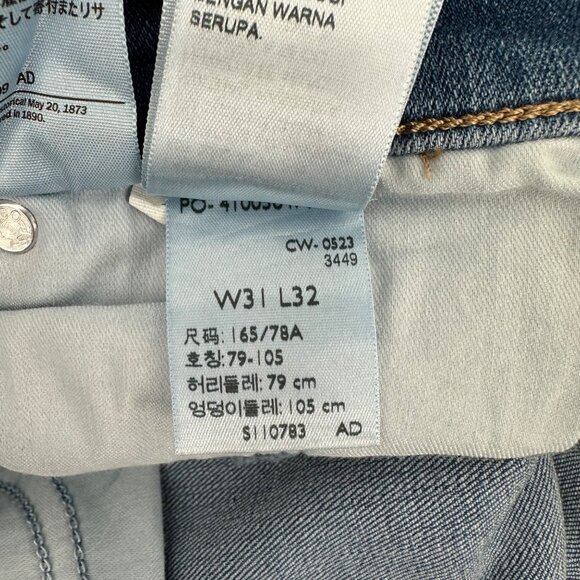 NWT Levis Womens 314 Shaping Straight Tummy Slimming Stellar Stretch Jeans 31 - Picture 16 of 16